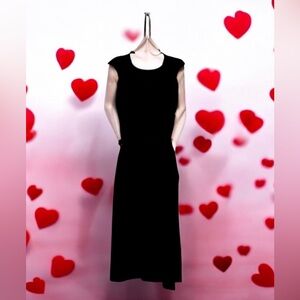 White House Black Market Black Midi Dress